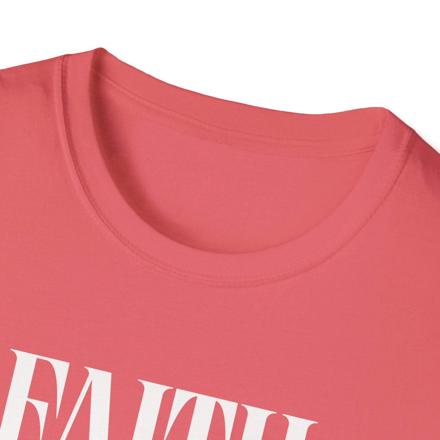 Faith Hope Love Unisex Softstyle T-Shirt | Inspirational Graphic Tee