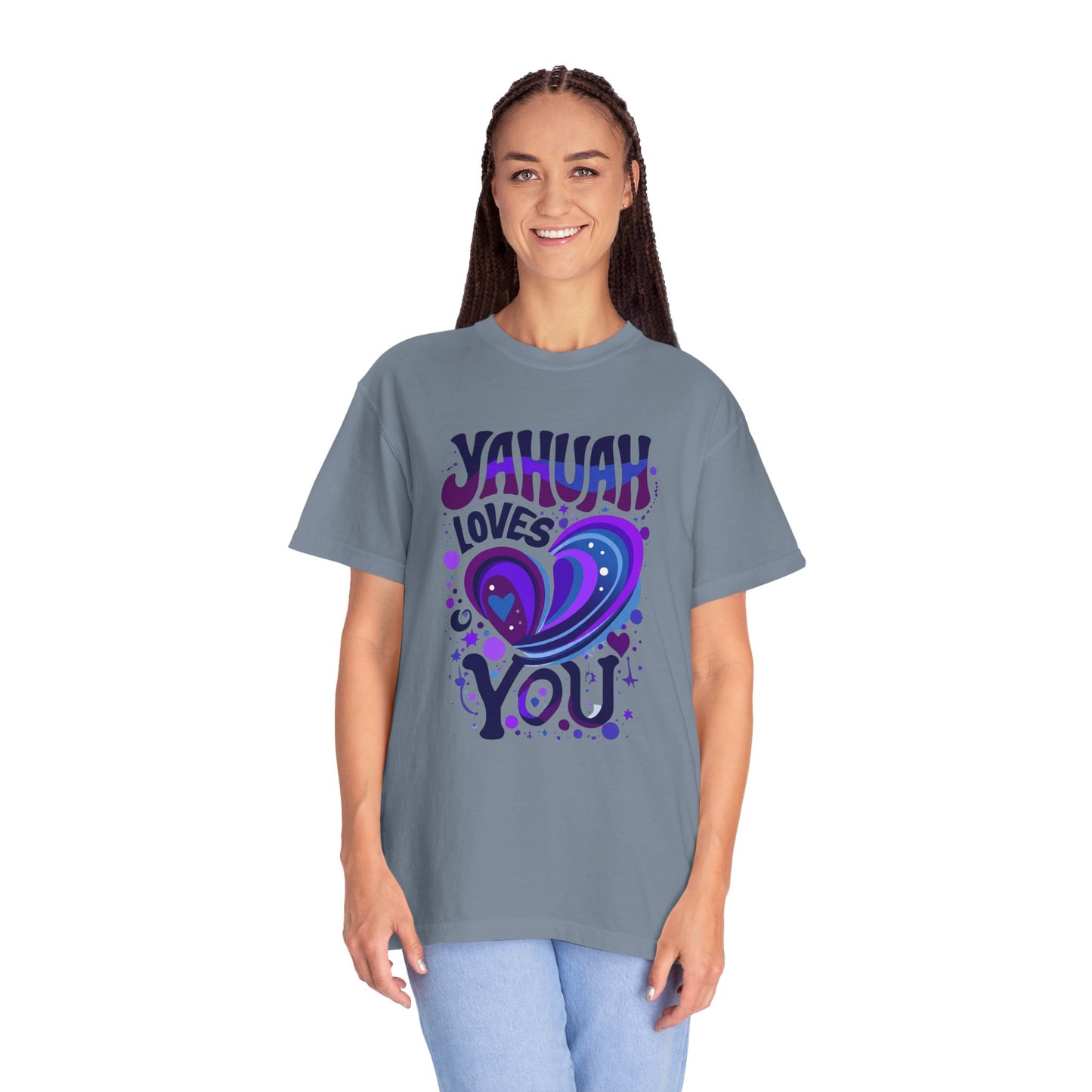 Yahuah Loves You T-Shirt — Faith-Inspired Christian Graphic Tee, Hebrew Name of God Gift