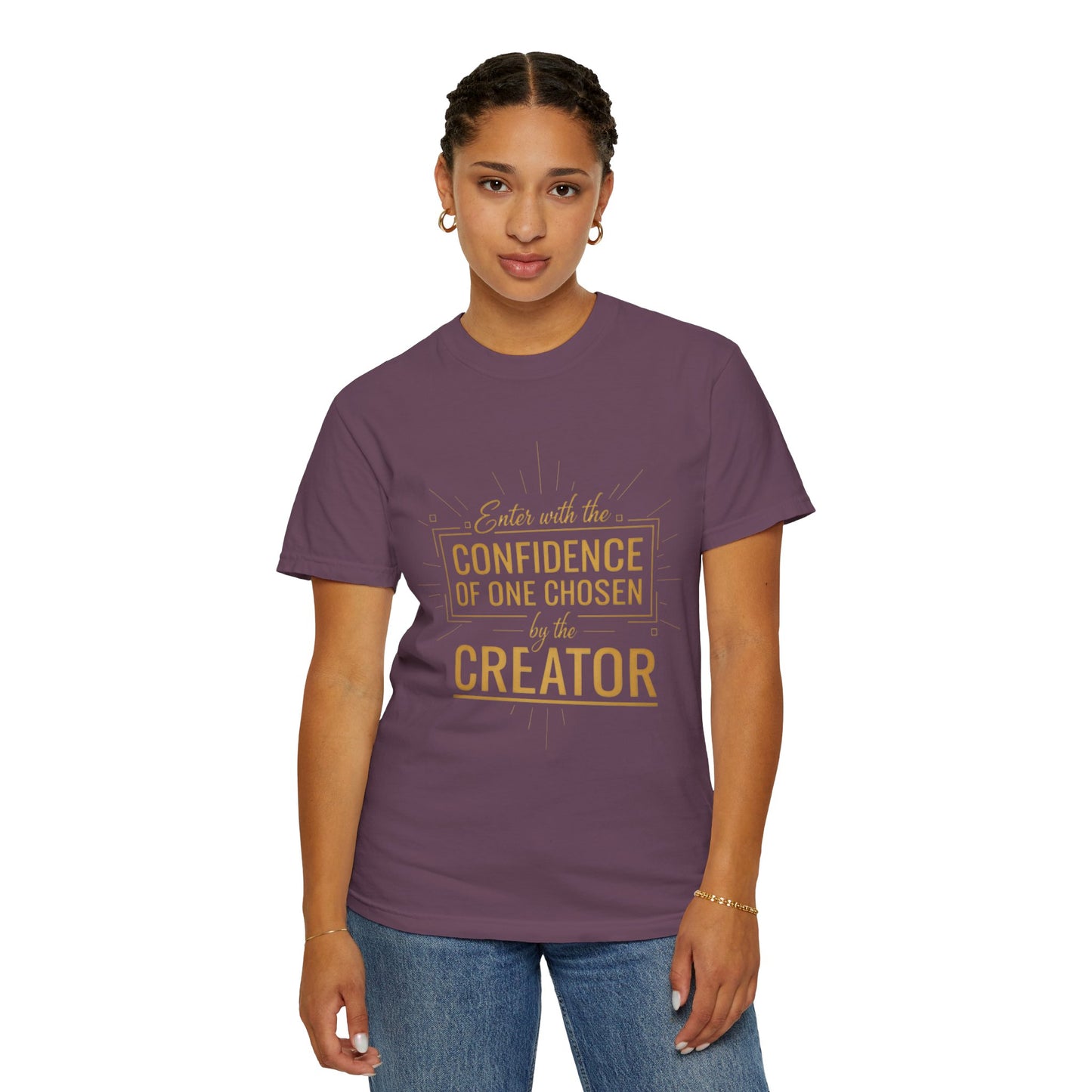 Christian Faith T-Shirt — Confidence of One Chosen by the Creator, Inspirational Unisex Tee