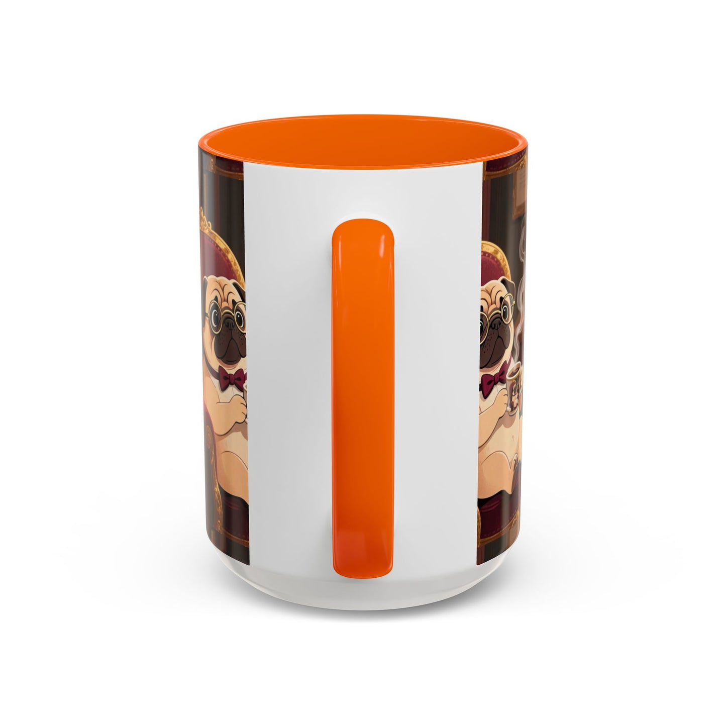 Pug in Armchair Coffee Mug — Cozy Literary Tea & Coffee Cup (11/15oz)