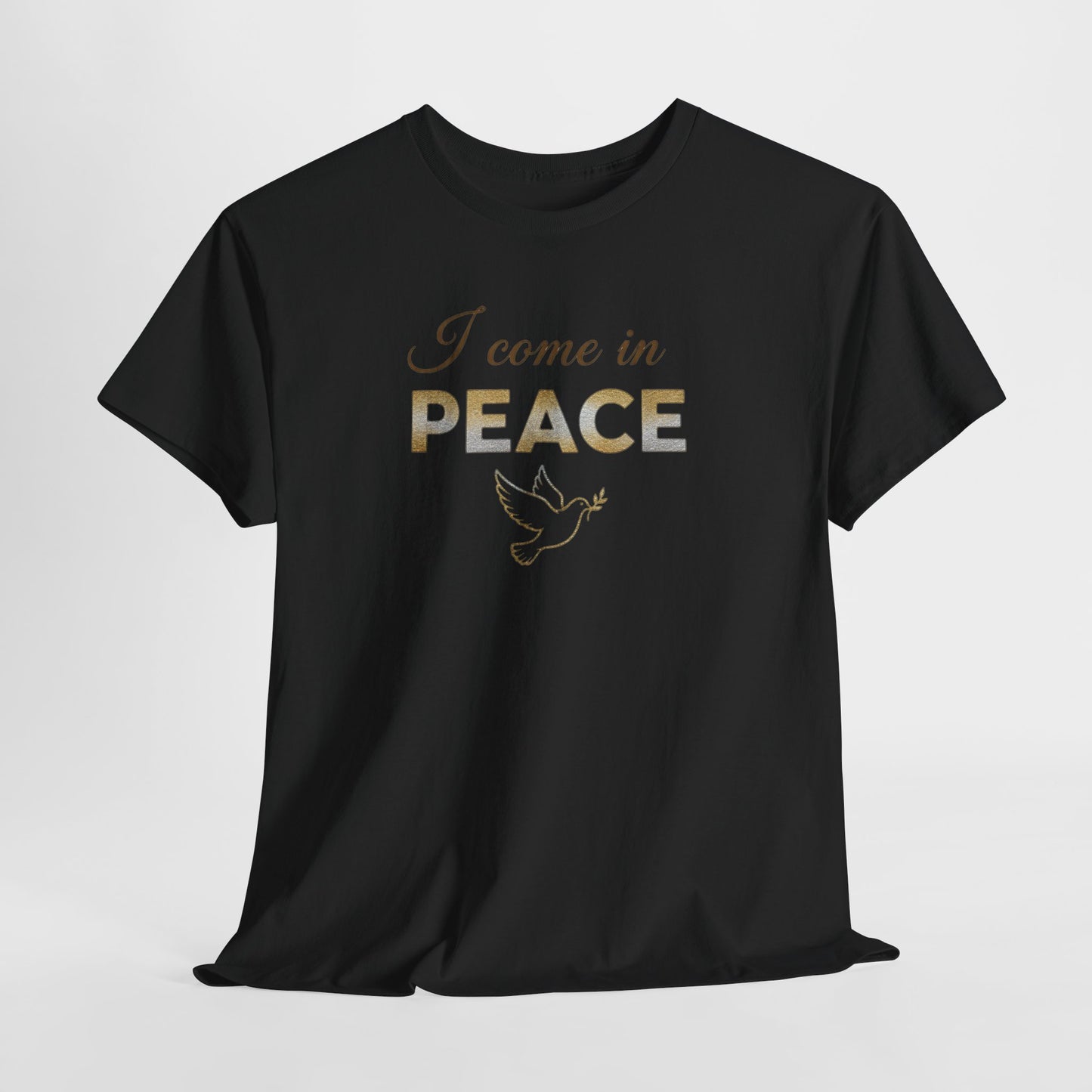 I Come in Peace T‑Shirt — Dove Graphic Peace Tee
