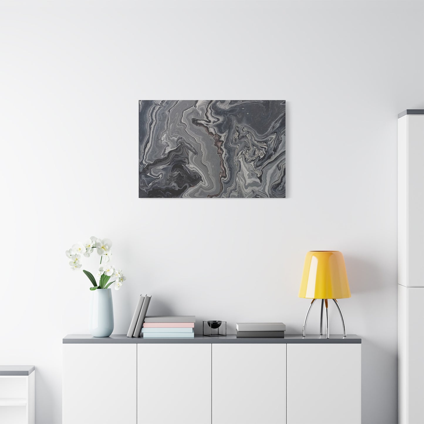 Modern Abstract Canvas Art - Stretched Matte 1.25"