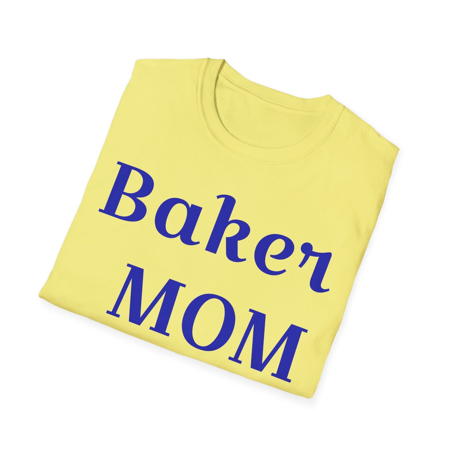 Baker Mom Unisex Softstyle T-Shirt - Perfect Gift for Baking Enthusiasts