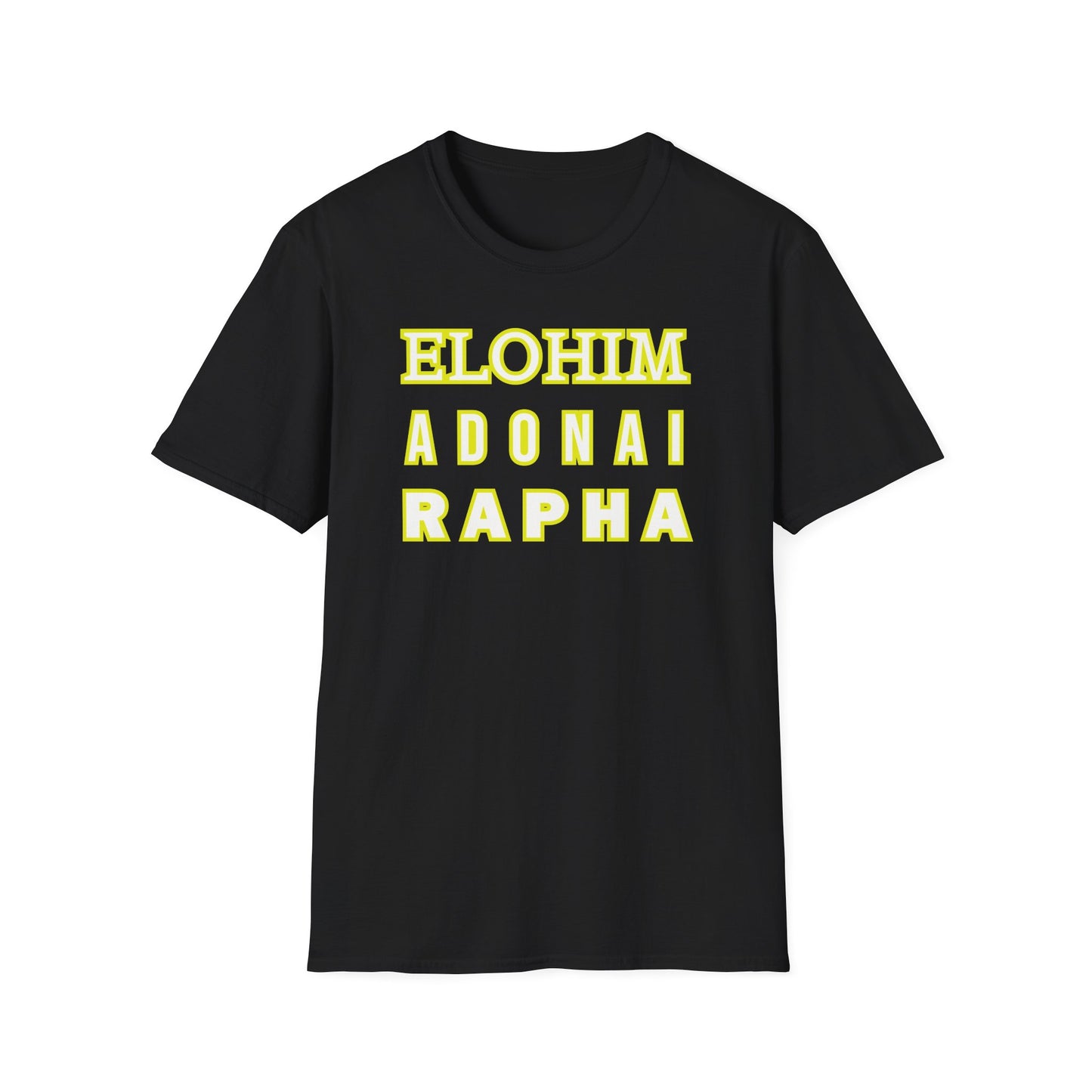 Inspirational Faith T-Shirt - Elohim Adonai Rapha Design