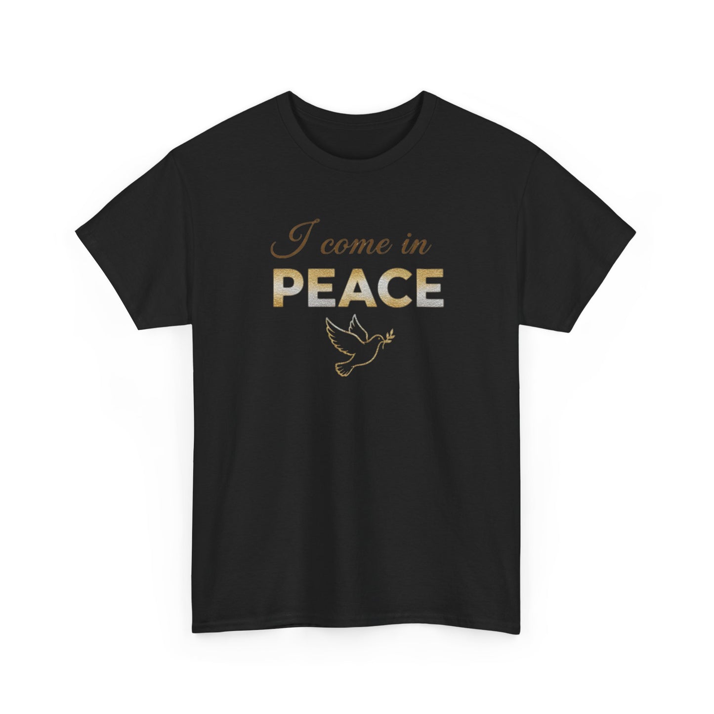 I Come in Peace T‑Shirt — Dove Graphic Peace Tee