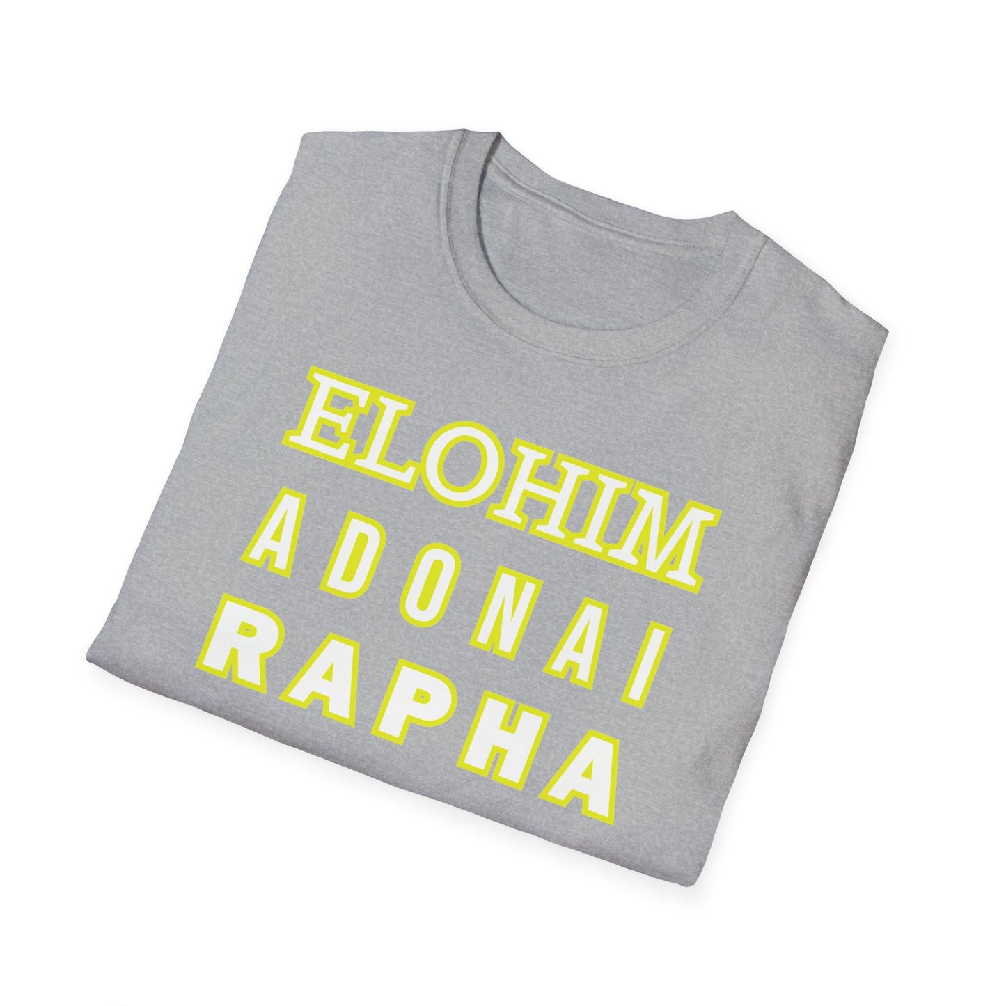 Inspirational Faith T-Shirt - Elohim Adonai Rapha Design