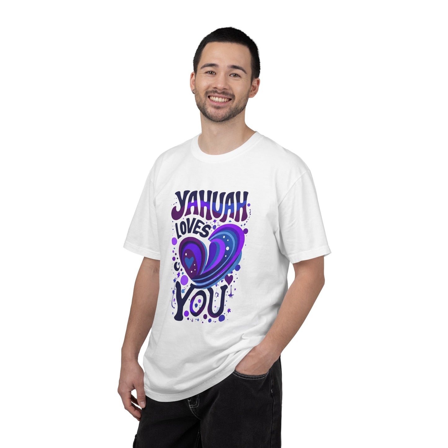 Yahuah Loves You T-Shirt — Faith-Inspired Christian Graphic Tee, Hebrew Name of God Gift