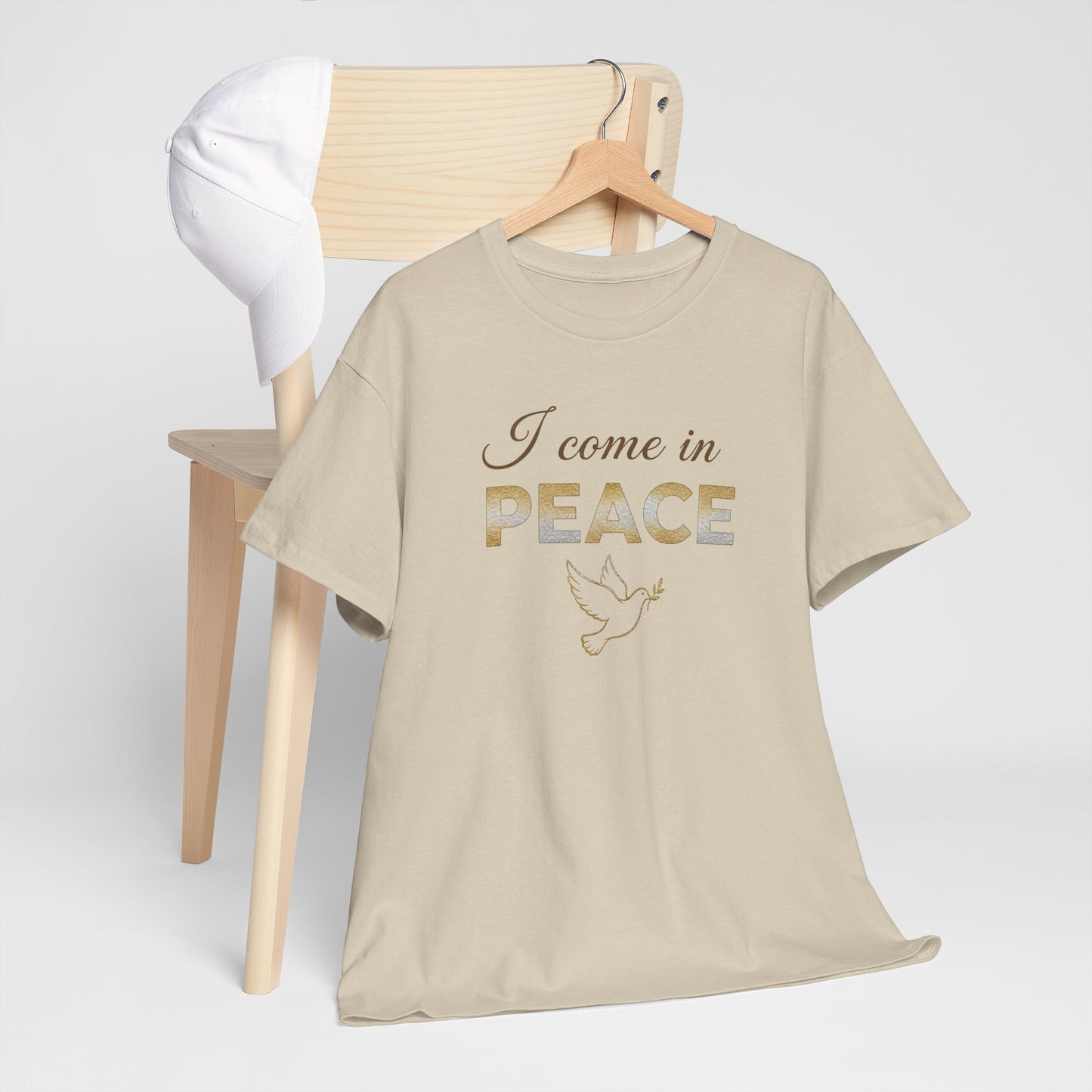 I Come in Peace T‑Shirt — Dove Graphic Peace Tee