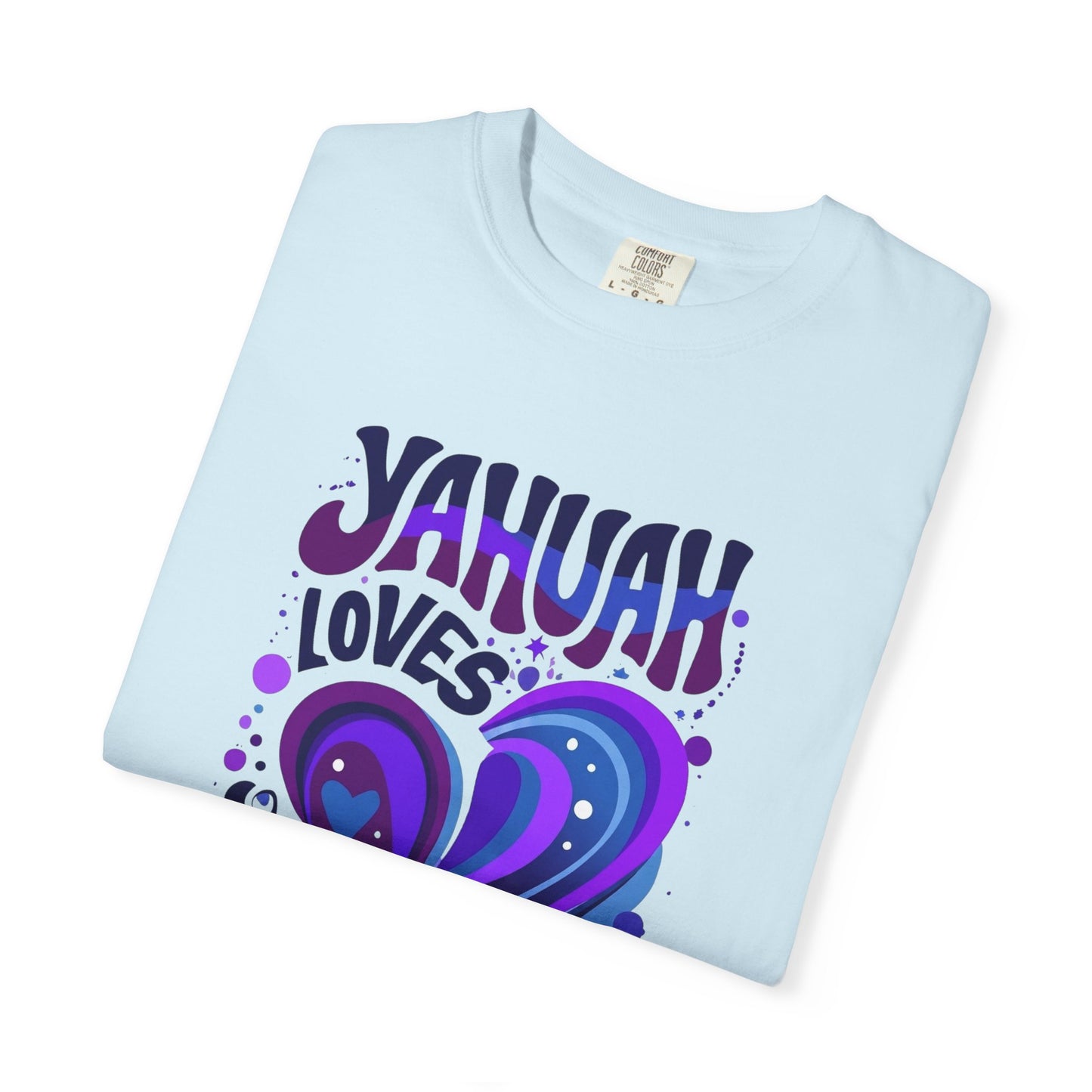 Yahuah Loves You T-Shirt — Faith-Inspired Christian Graphic Tee, Hebrew Name of God Gift