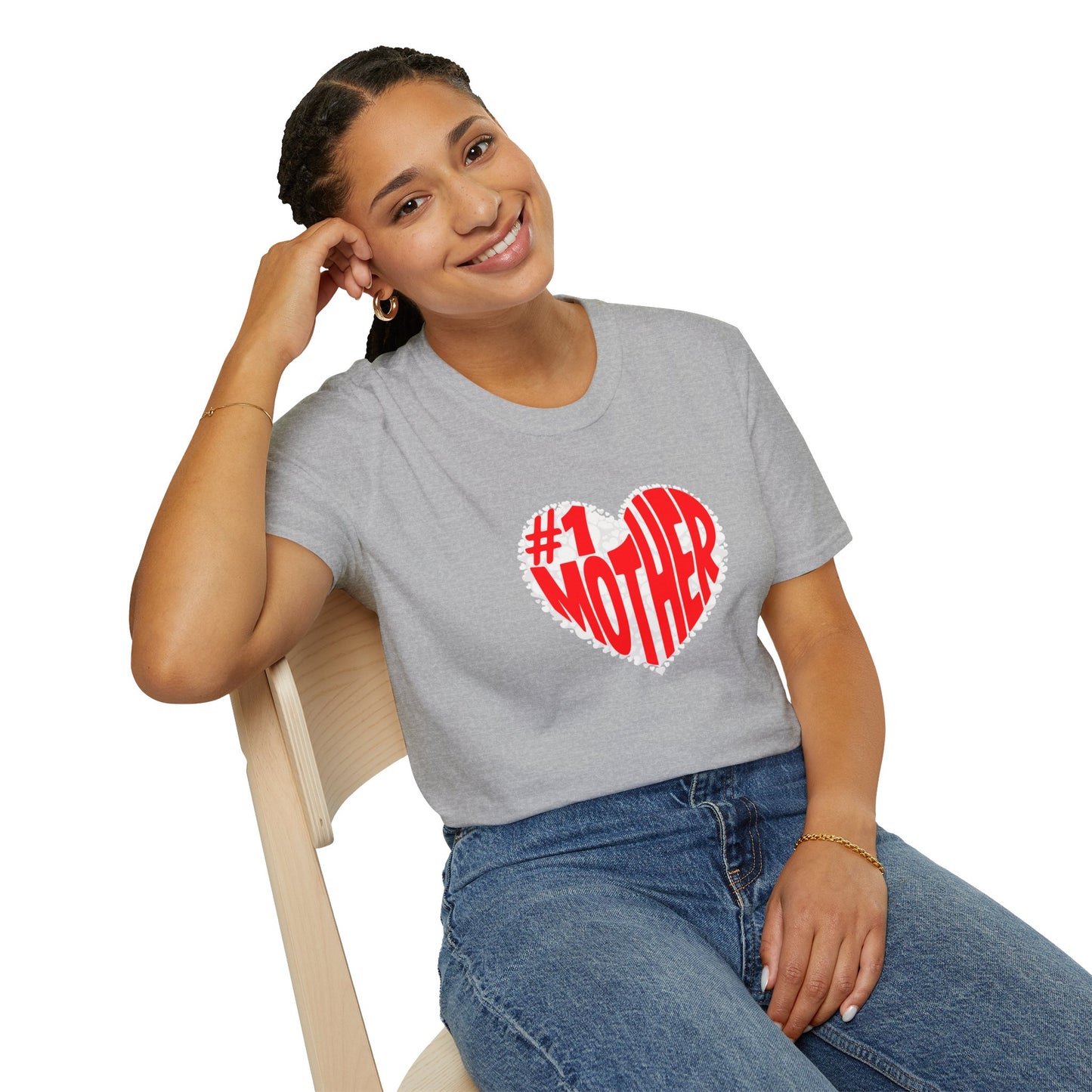 #1 Mother Unisex Softstyle T-Shirt - Perfect Gift for Moms