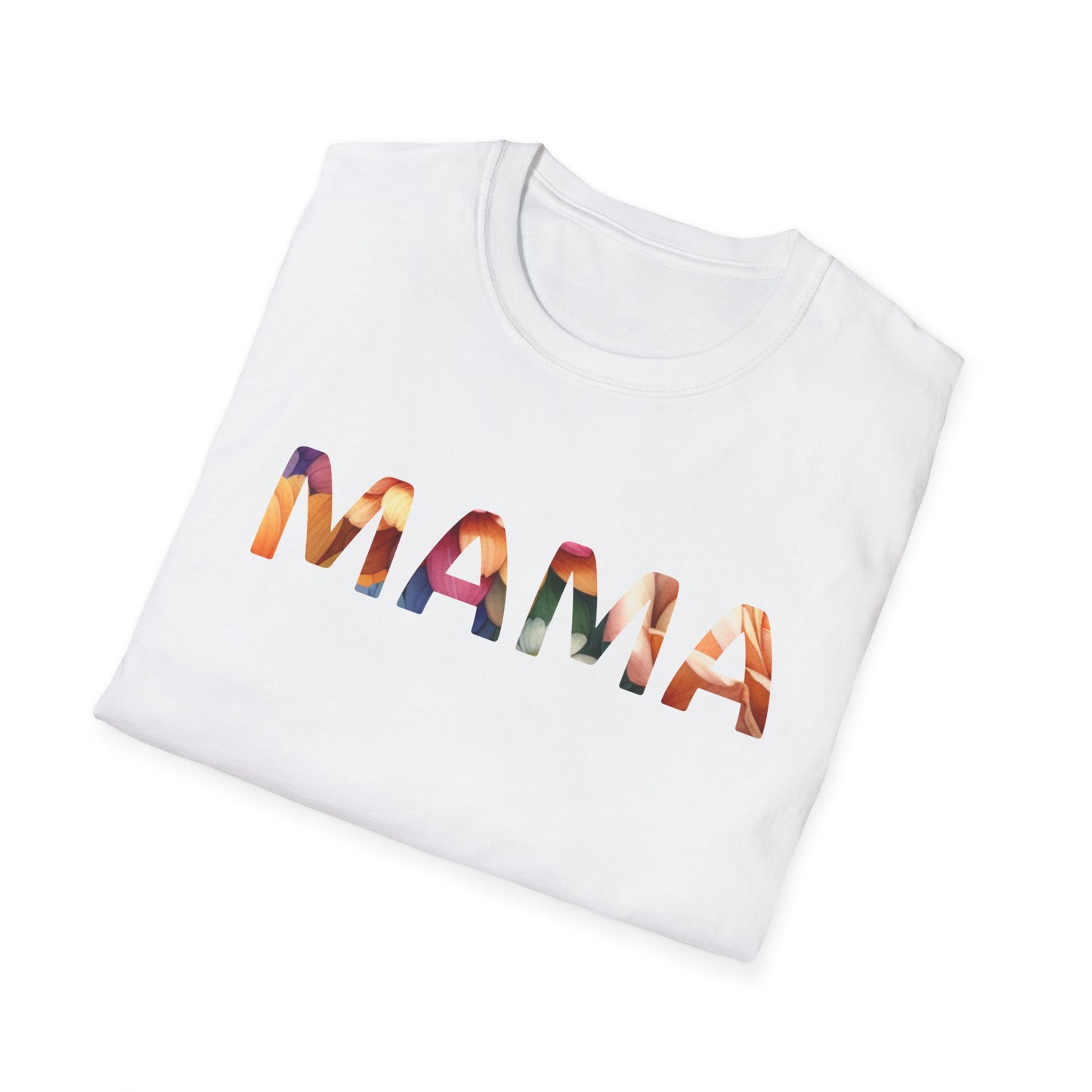 Mama Floral T-Shirt — Colorful Watercolor Mom Tee