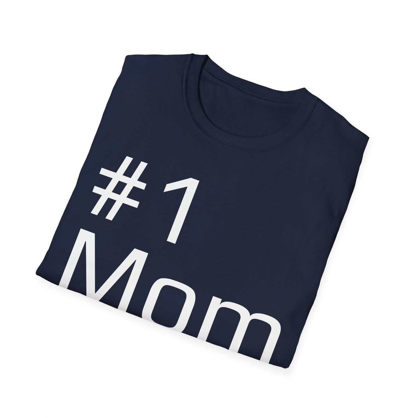 #1 Mom Unisex Softstyle T-Shirt