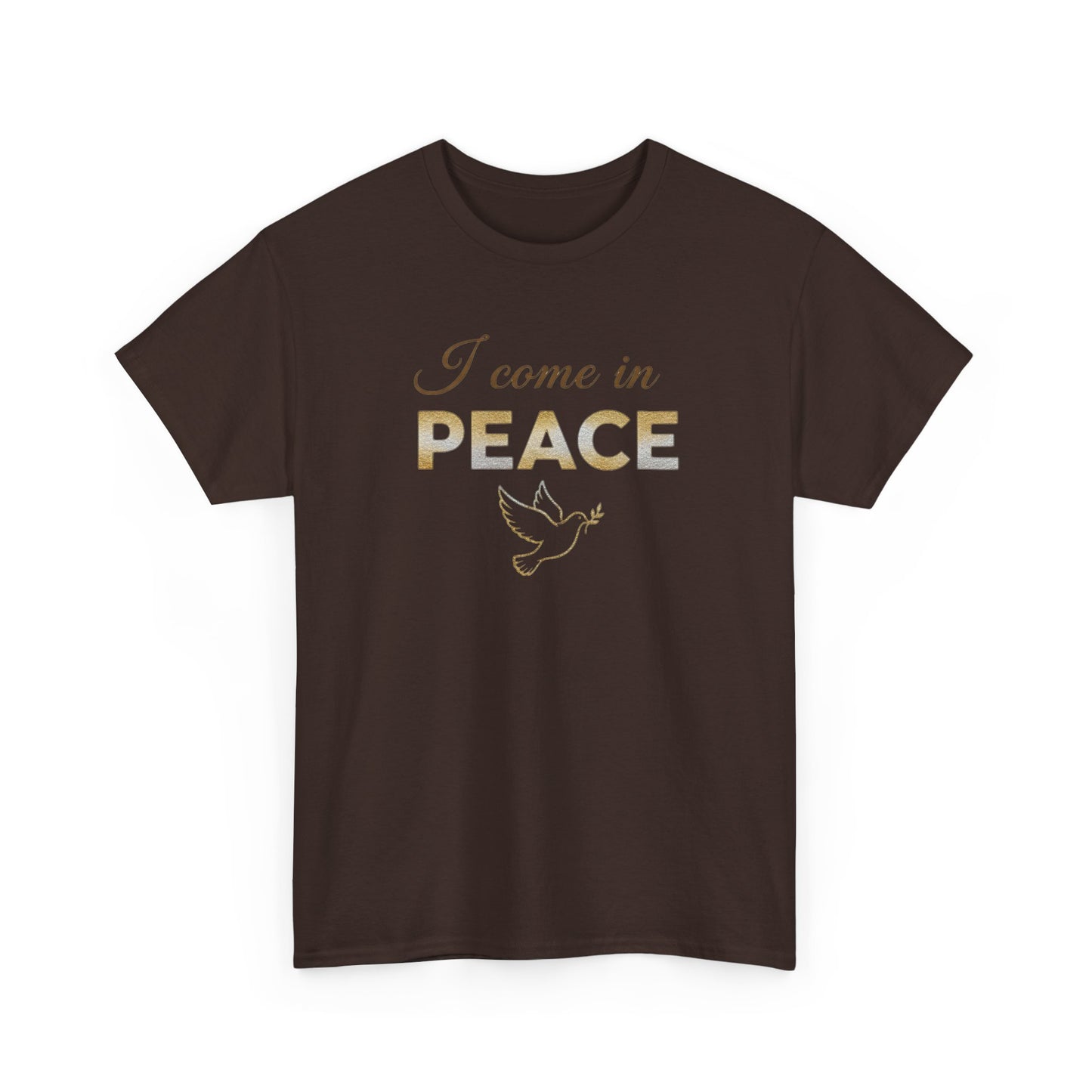 I Come in Peace T‑Shirt — Dove Graphic Peace Tee
