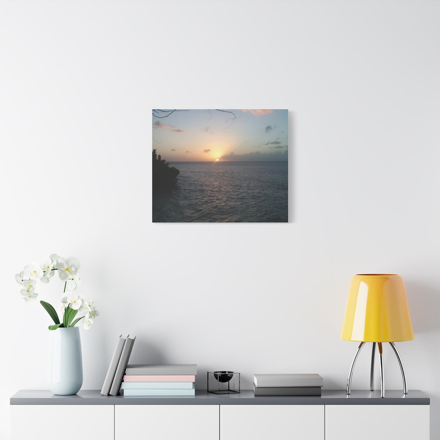 Sunset Canvas Art - 1.25" Stretched Matte Wall Decor for Home & Office