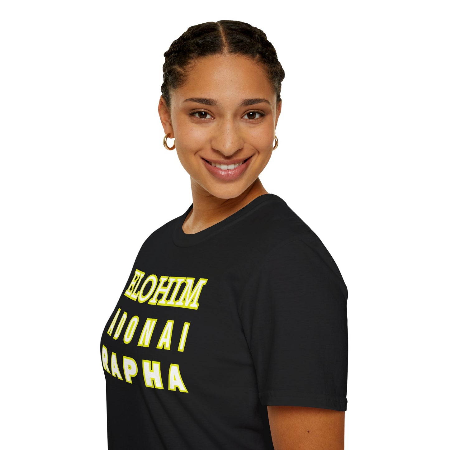 Inspirational Faith T-Shirt - Elohim Adonai Rapha Design