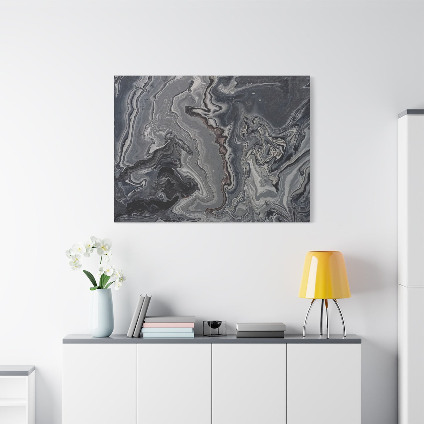 Modern Abstract Canvas Art - Stretched Matte 1.25"