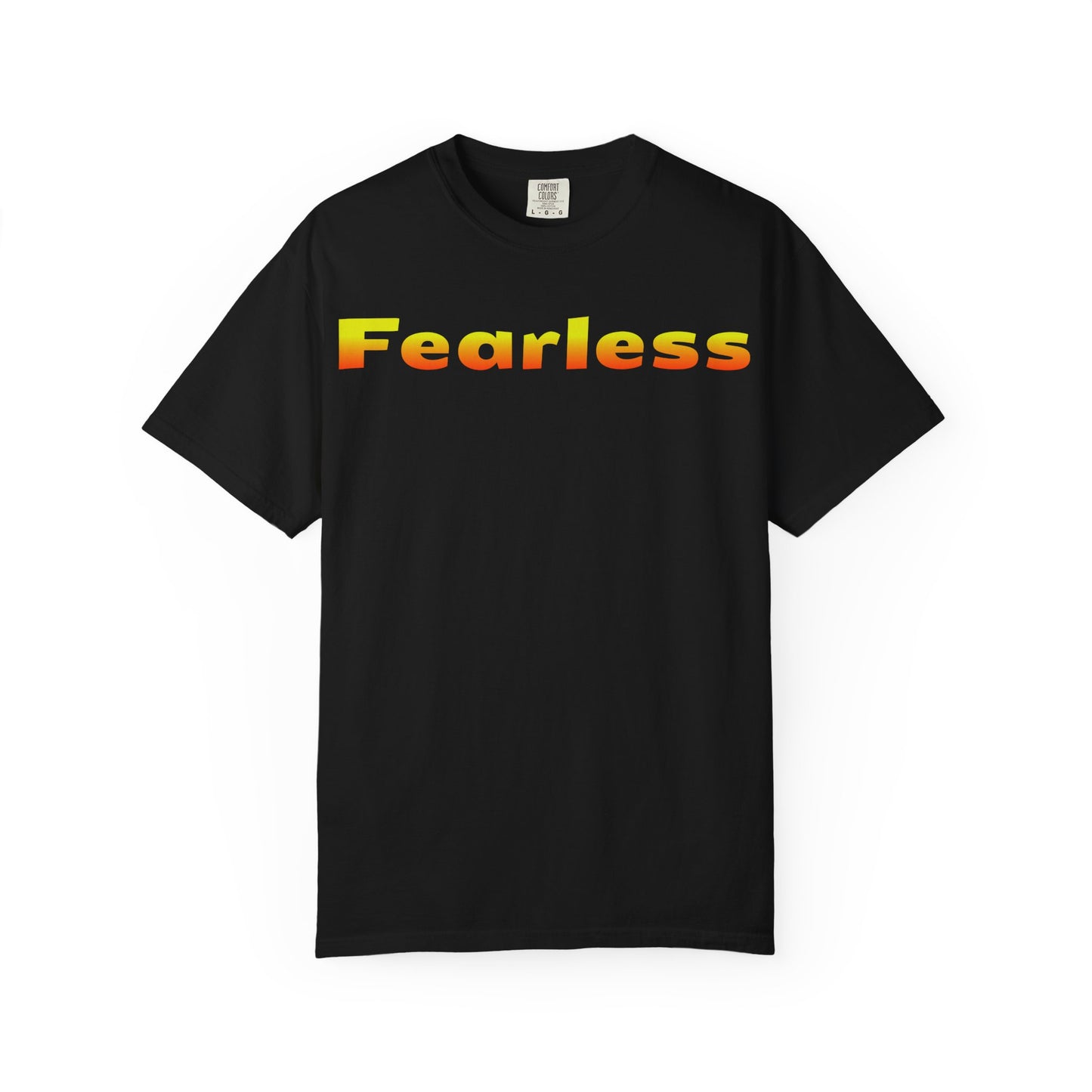 Fearless Graphic T-Shirt — Bold Gradient Text Tee