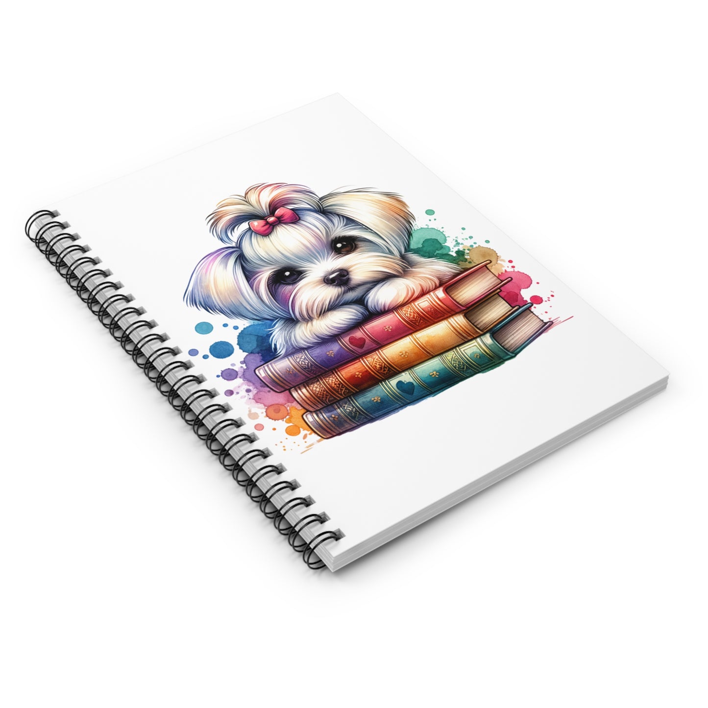 Cute Puppy Spiral Notebook - Perfect for Dog Lovers and Students