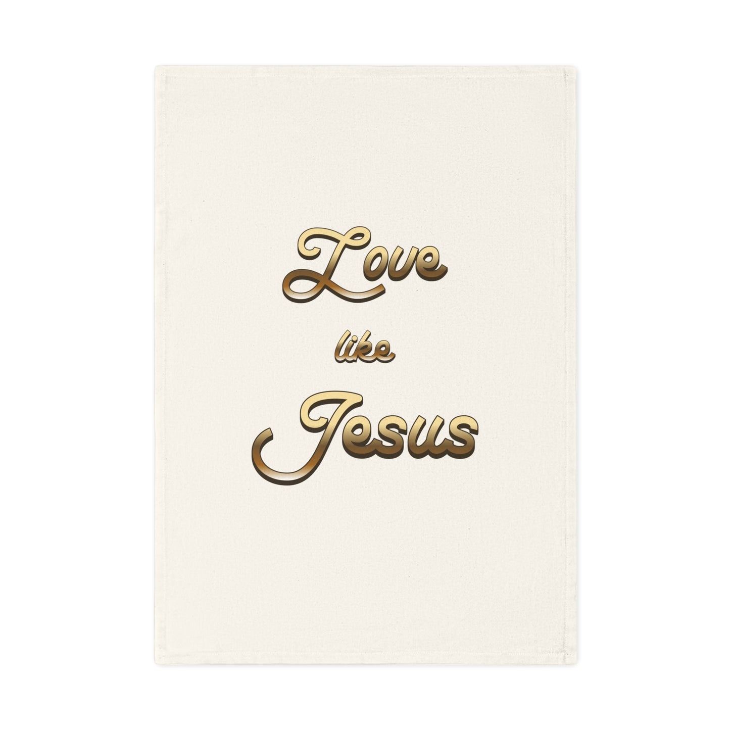 Tea Towel - Typography 'Love like Jesus'