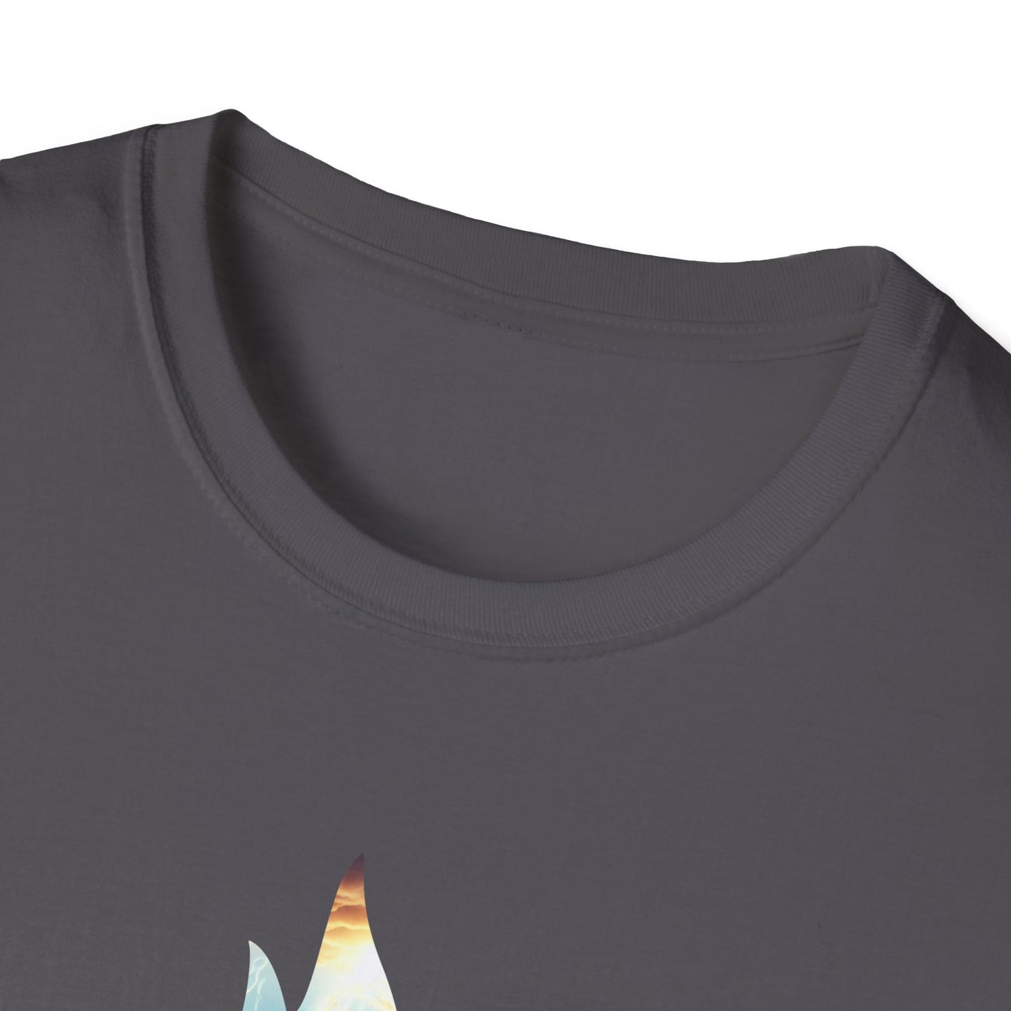 Christian Flame DNA T-Shirt — Faith & Science Inspired Graphic Tee, Unique Christian Gift