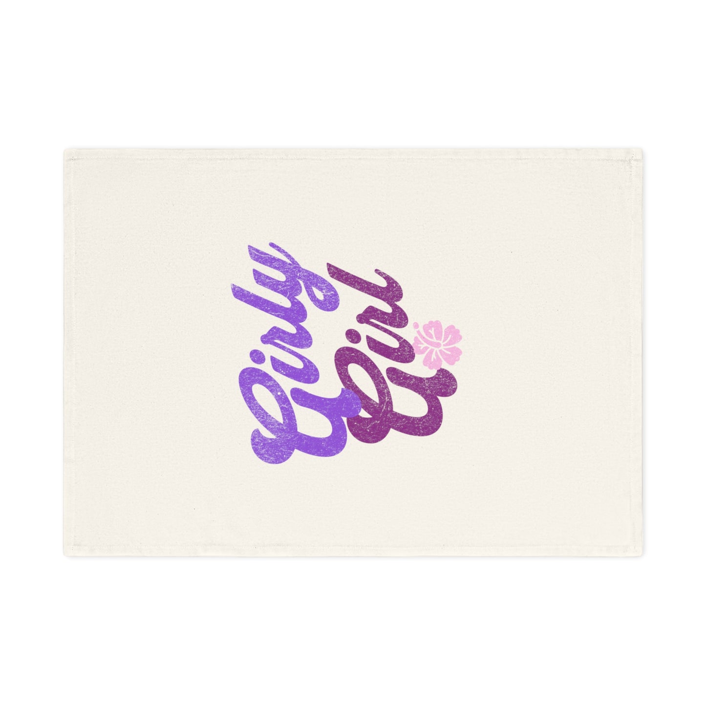 Girly Girl Cotton Tea Towel - Stylish & Fun Kitchen Decor