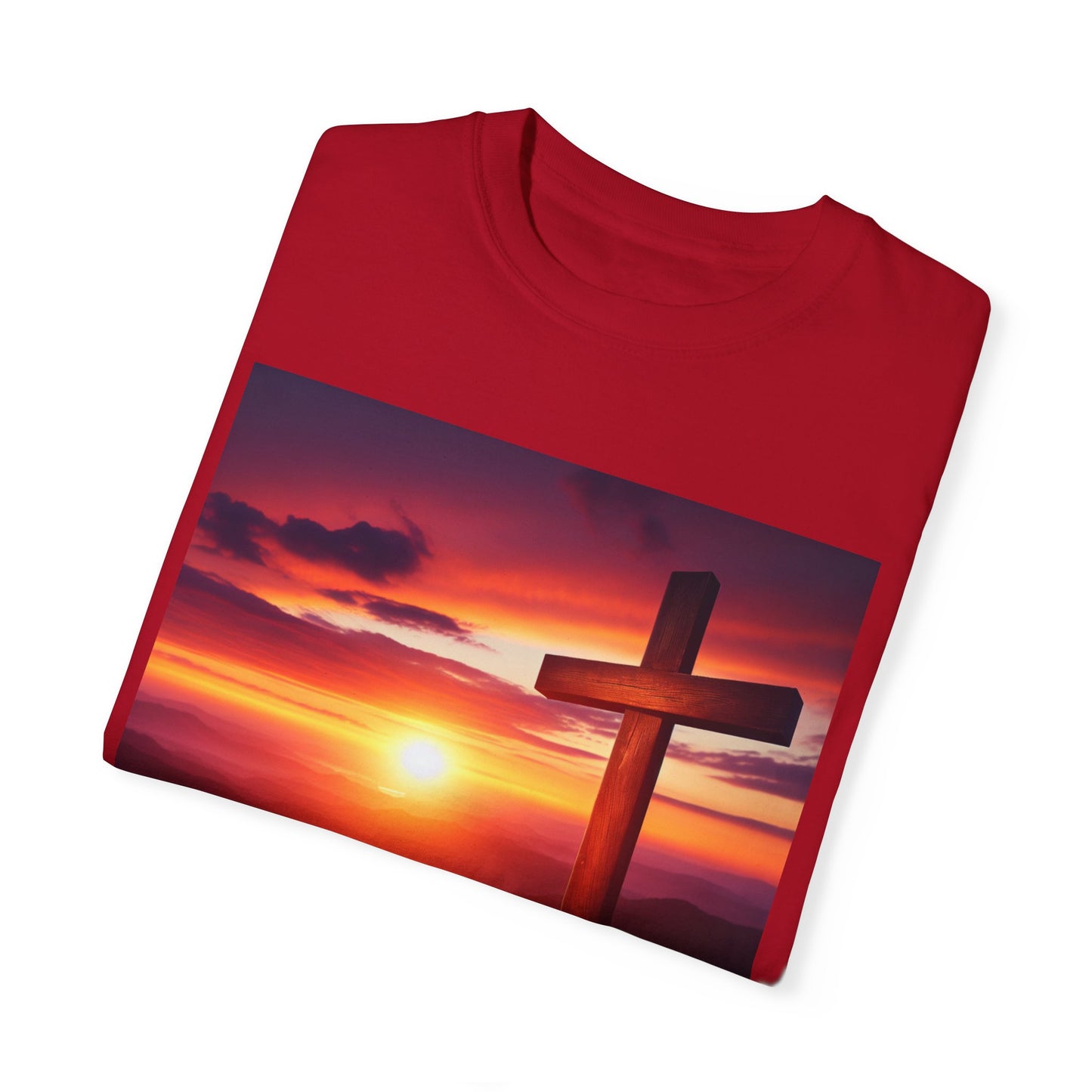 A sunset with the Saviour  Inspirational Unisex T-Shirt