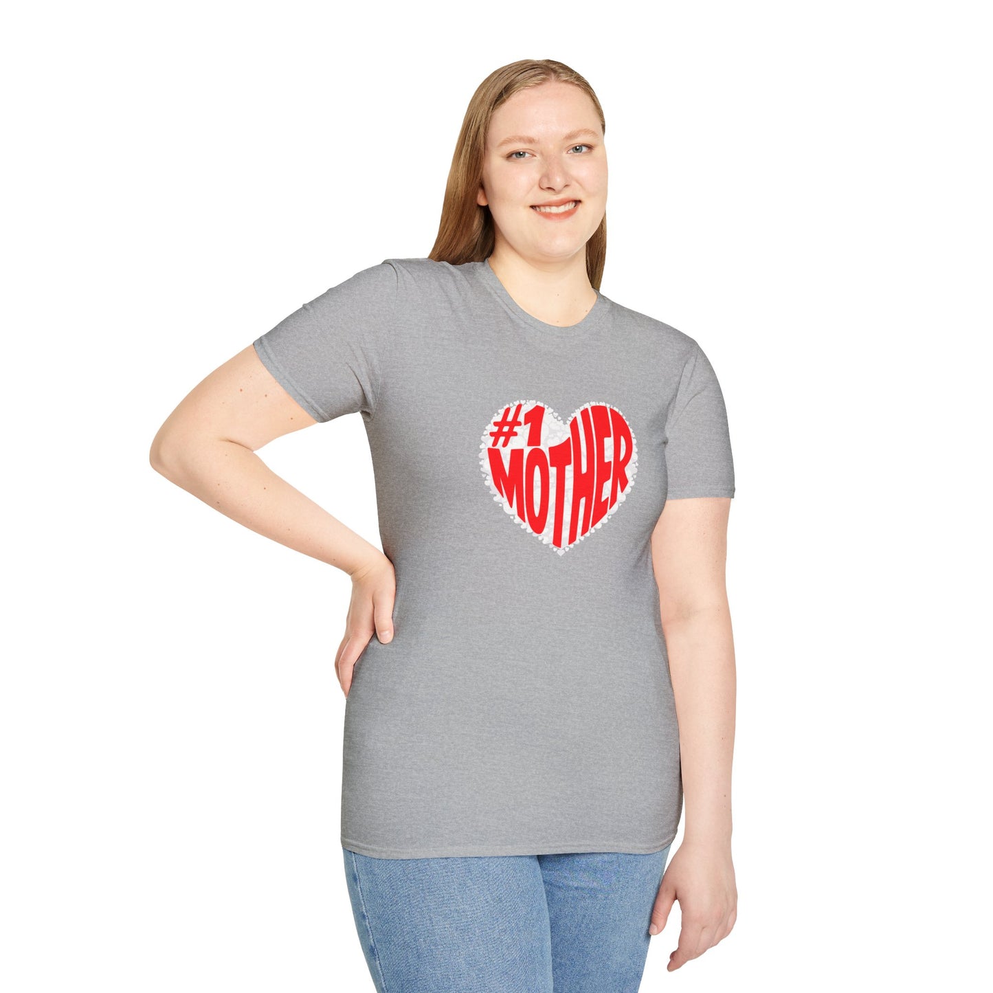#1 Mother Unisex Softstyle T-Shirt - Perfect Gift for Moms