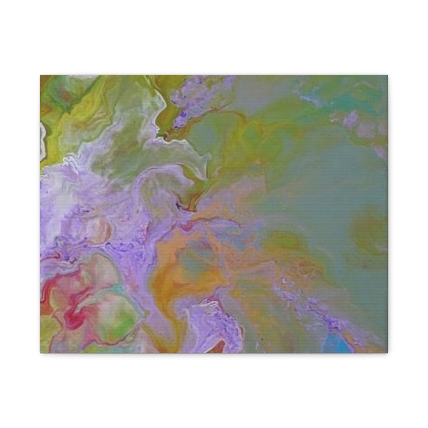 "Stepping into Greatness" Acrylic pour painting - Canvas Wall Art