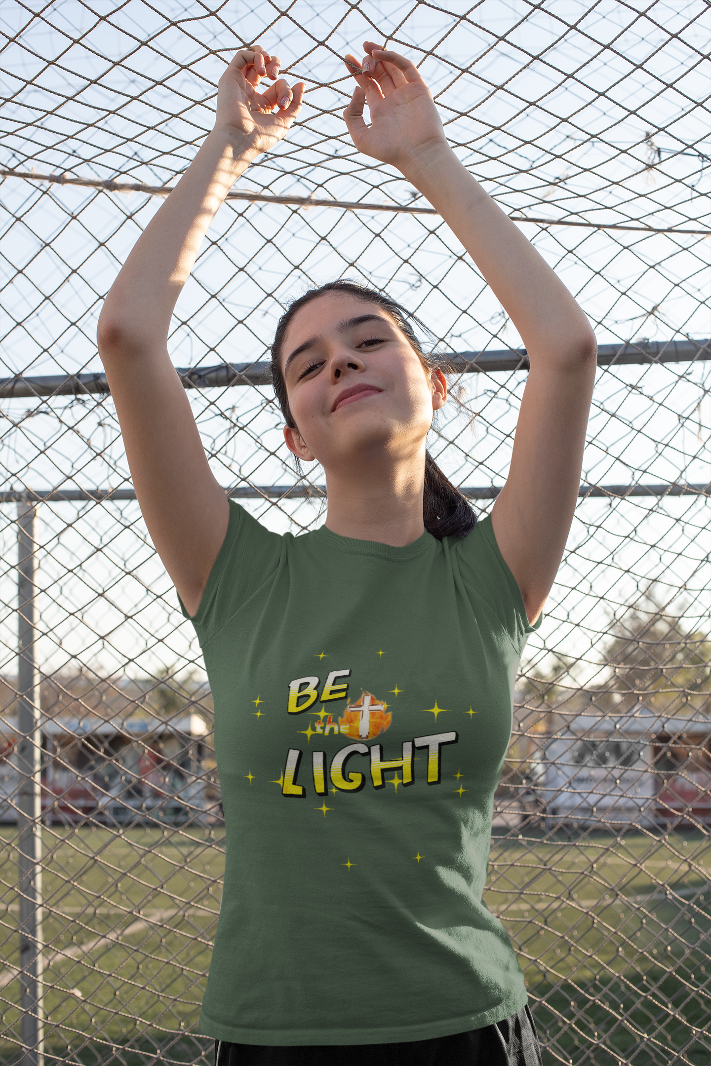 Be the Light Inspirational Unisex T-Shirt