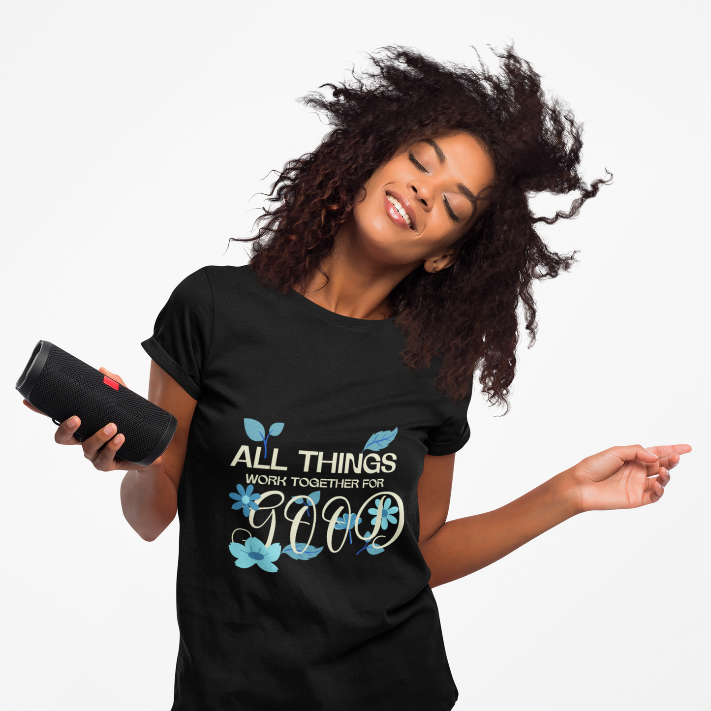 Inspirational Unisex Softstyle T-Shirt - 'All Things Work Together for Good'