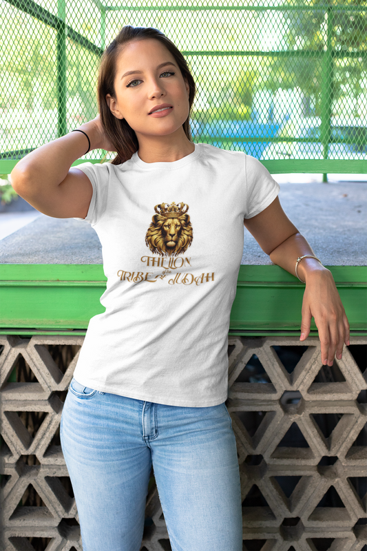 Lion Tribe of Judah Unisex Softstyle T-Shirt - Bold Graphic Tee for Spiritual & Cultural Celebration