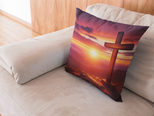 The end result is love  design template - Spun Polyester Square Pillow