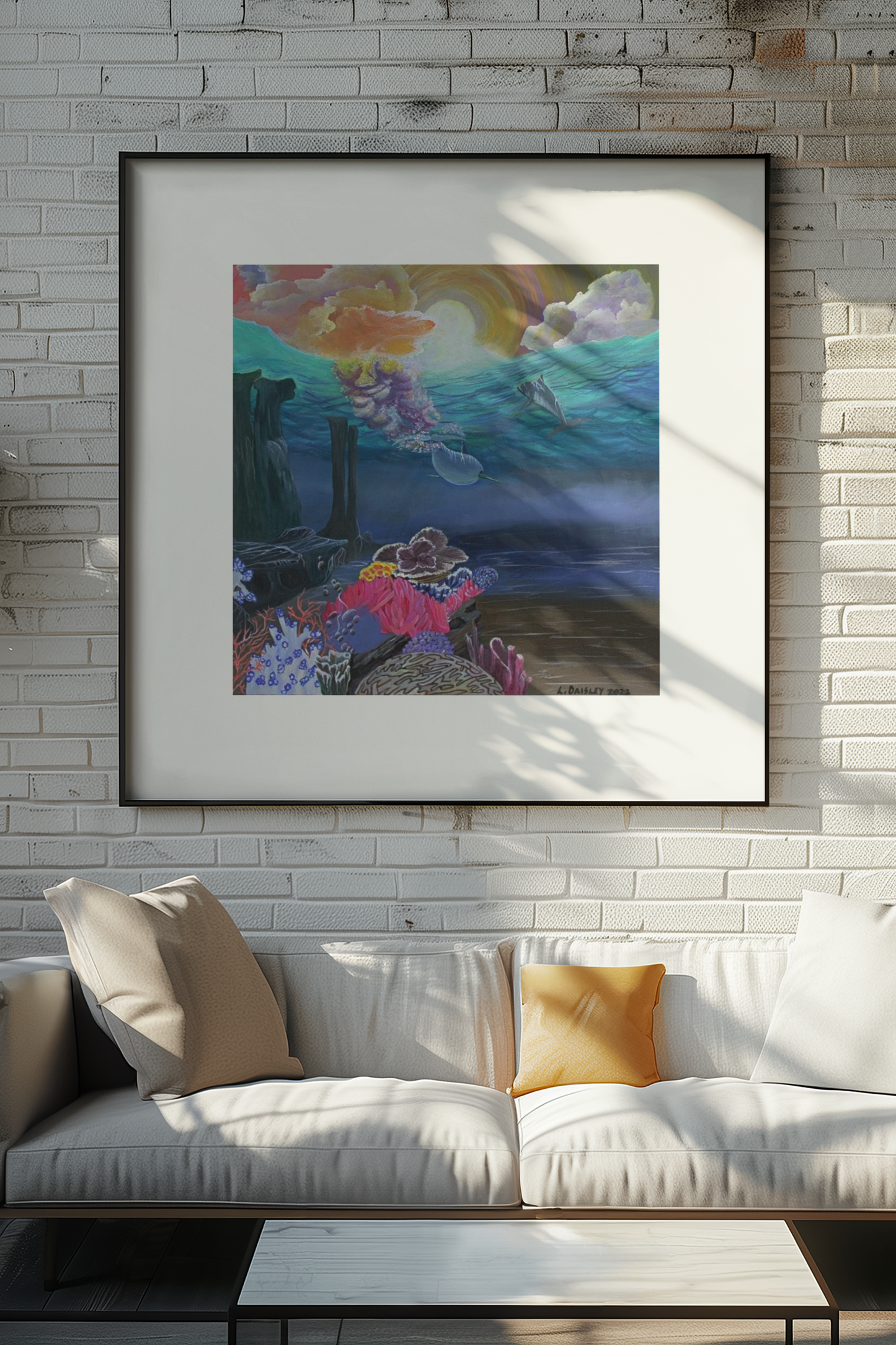 Underwater Coral Reef Canvas Art - Stretched Wall Decor