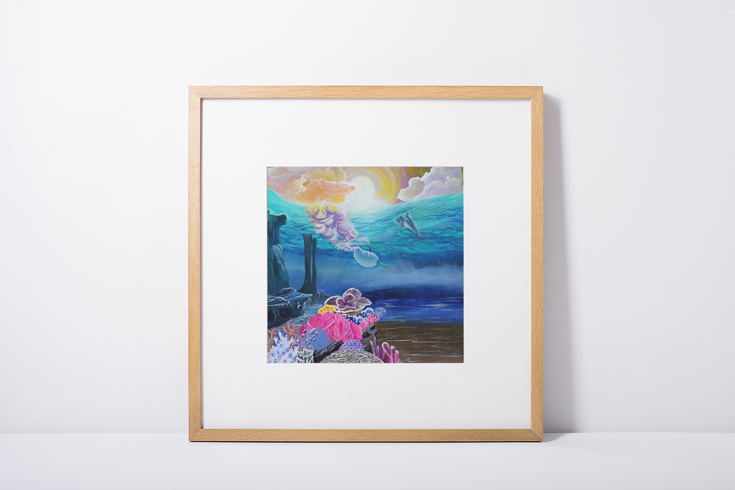 Underwater Coral Reef Canvas Art - Stretched Wall Decor