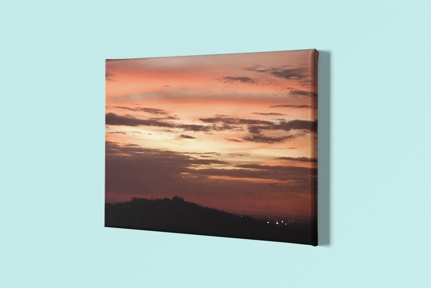 Sunset Canvas Wall Art - Matte Stretched 1.25"