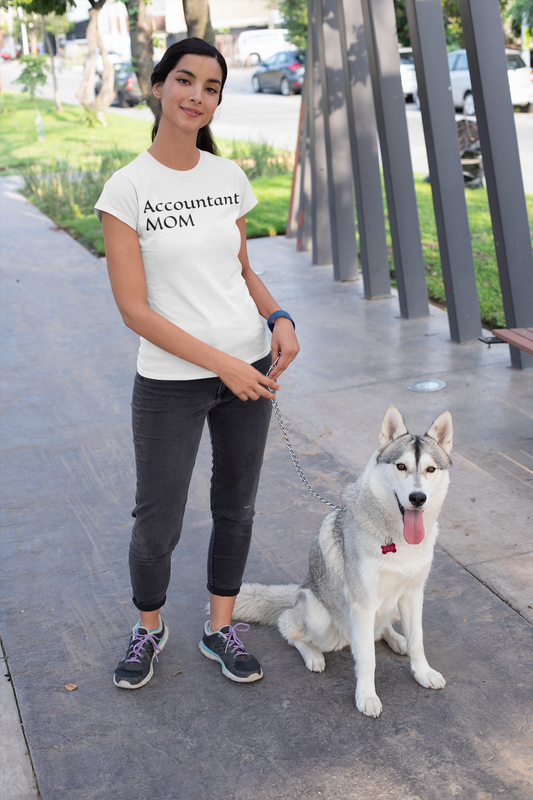 Accountant Mom Unisex Softstyle T-Shirt - Perfect Gift for Moms