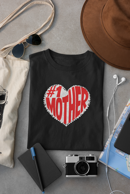 #1 Mother Unisex Softstyle T-Shirt - Perfect Gift for Moms