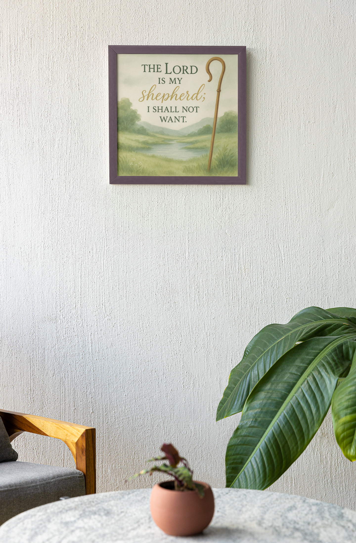 Faith-Based Motivational Canvas Print — Inspirational Christian Wall Art, Religious Home Decor Gift