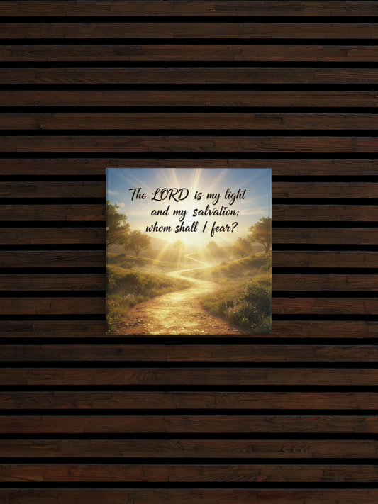 Uplifting Quote Canvas Print — Christian Inspirational Wall Art, Motivational Faith Gift for Believers