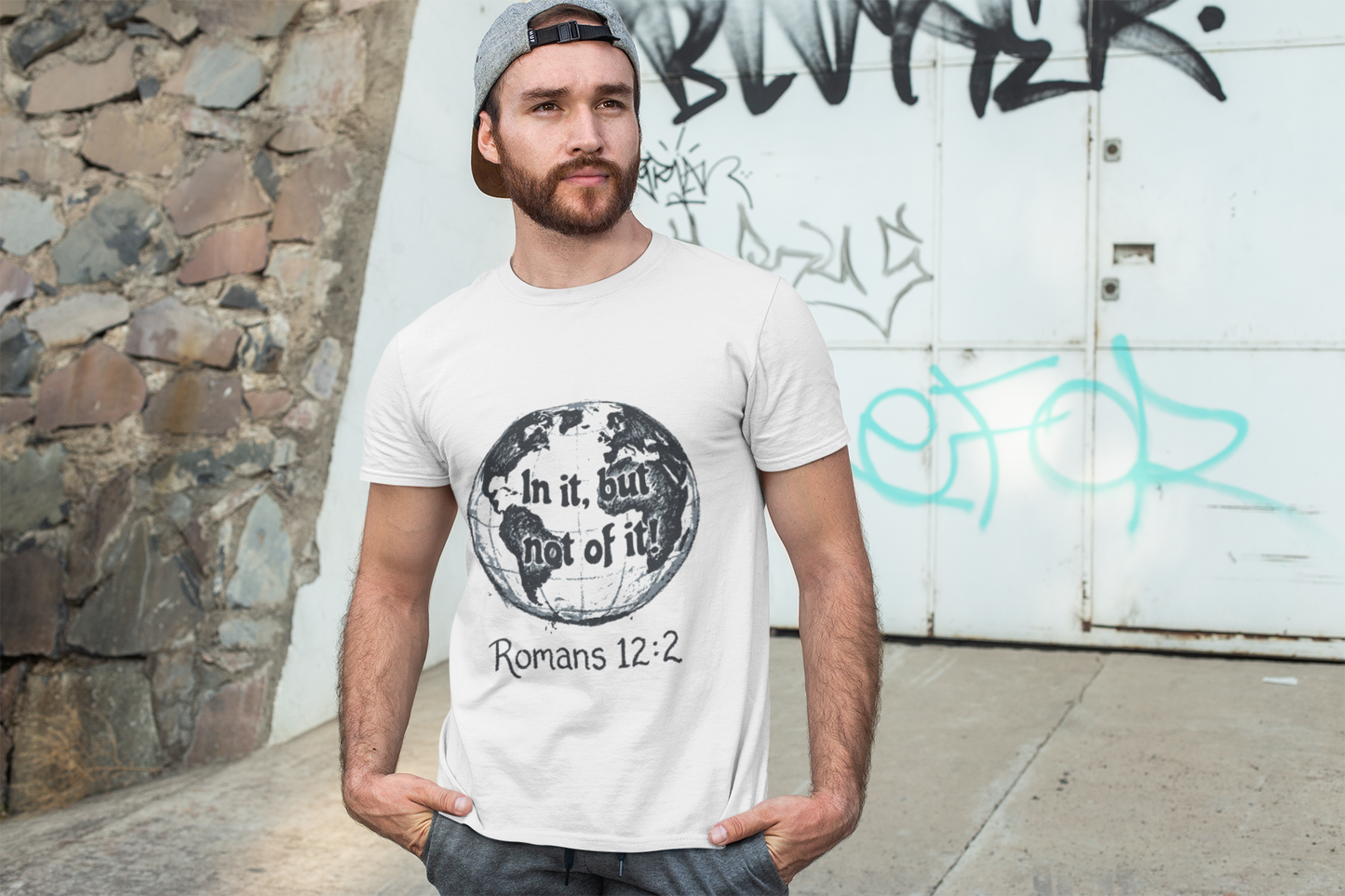 Romans 12:2 'In It, But Not Of It' Graphic T-Shirt