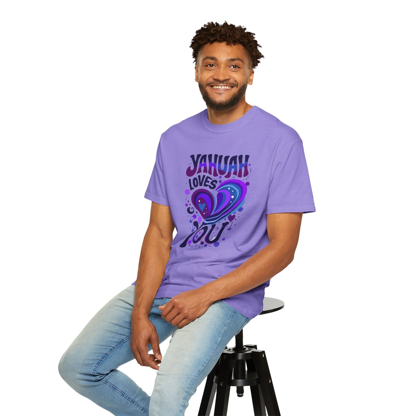 Yahuah Loves You T-Shirt — Faith-Inspired Christian Graphic Tee, Hebrew Name of God Gift