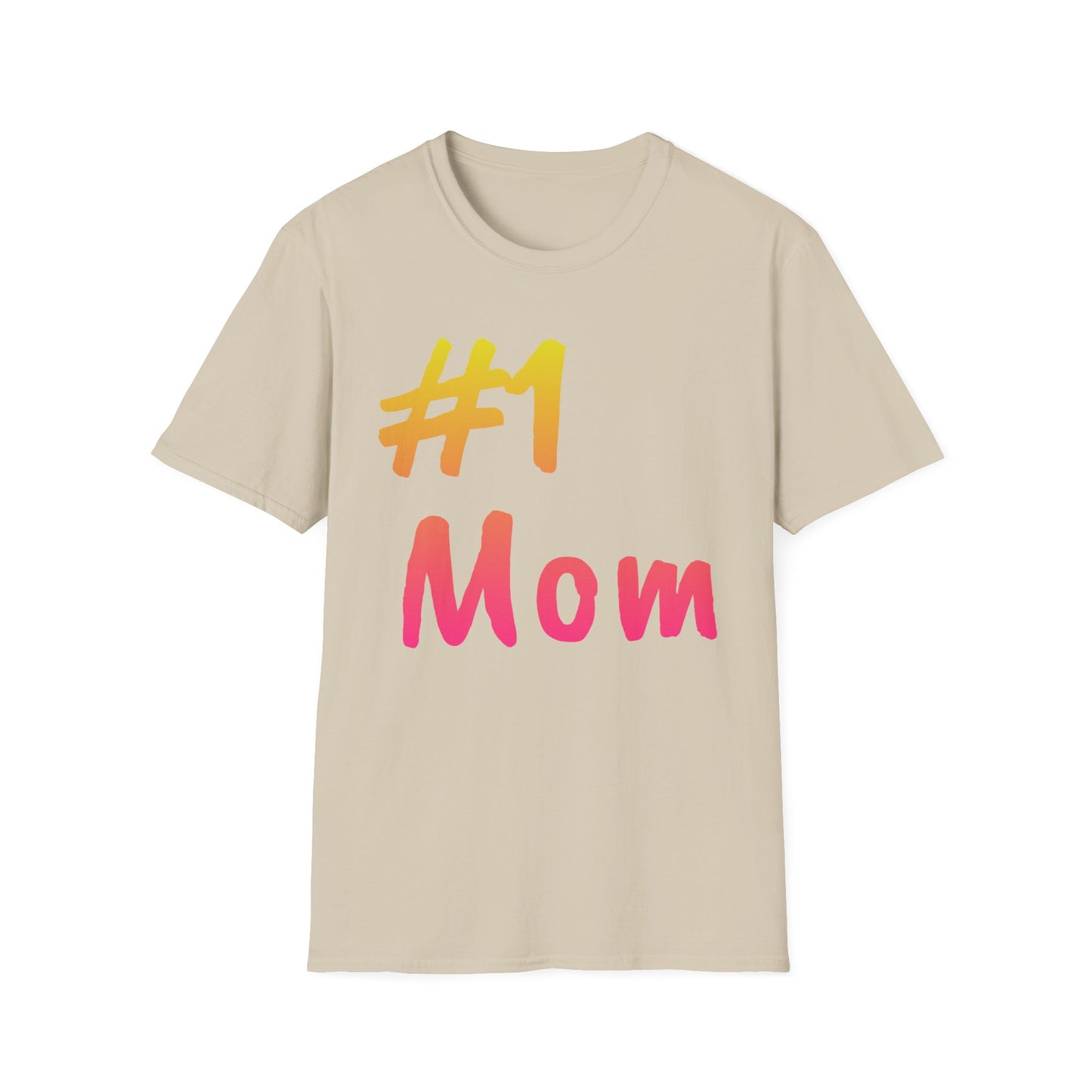 #1 Mom Unisex Softstyle T-Shirt