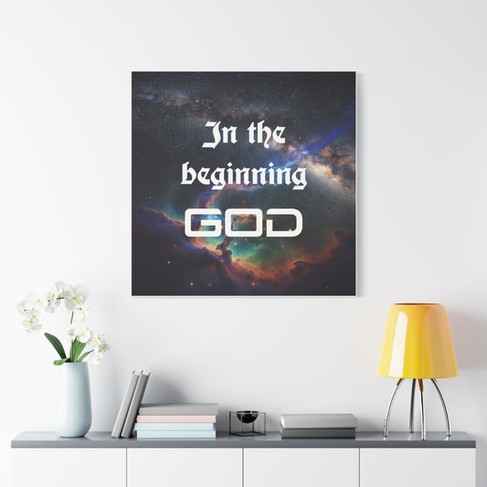 Cosmic Wall Art Canvas, Spiritual Home Decor, Inspirational Gift, Galaxy Artwork, Modern Christian Decor, Motivational Wall Art