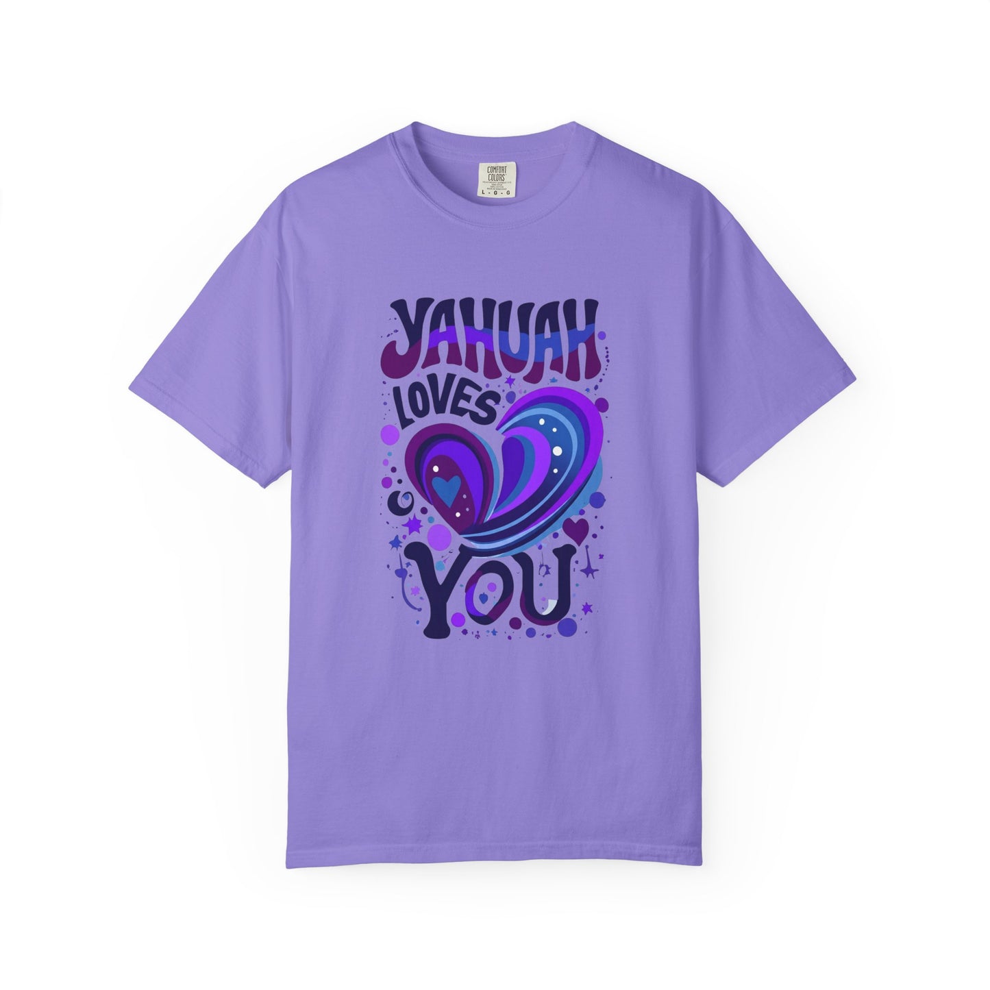 Yahuah Loves You T-Shirt — Faith-Inspired Christian Graphic Tee, Hebrew Name of God Gift