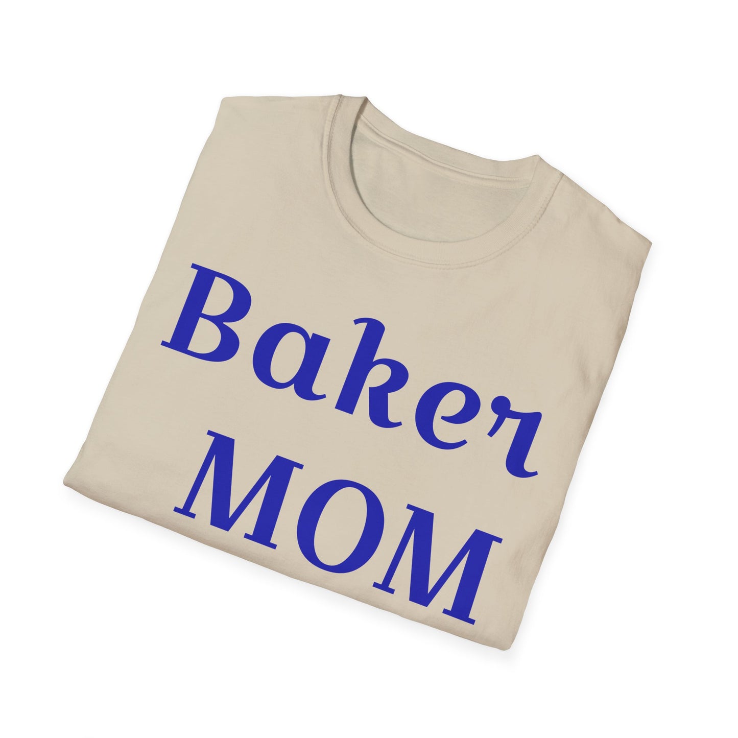 Baker Mom Unisex Softstyle T-Shirt - Perfect Gift for Baking Enthusiasts