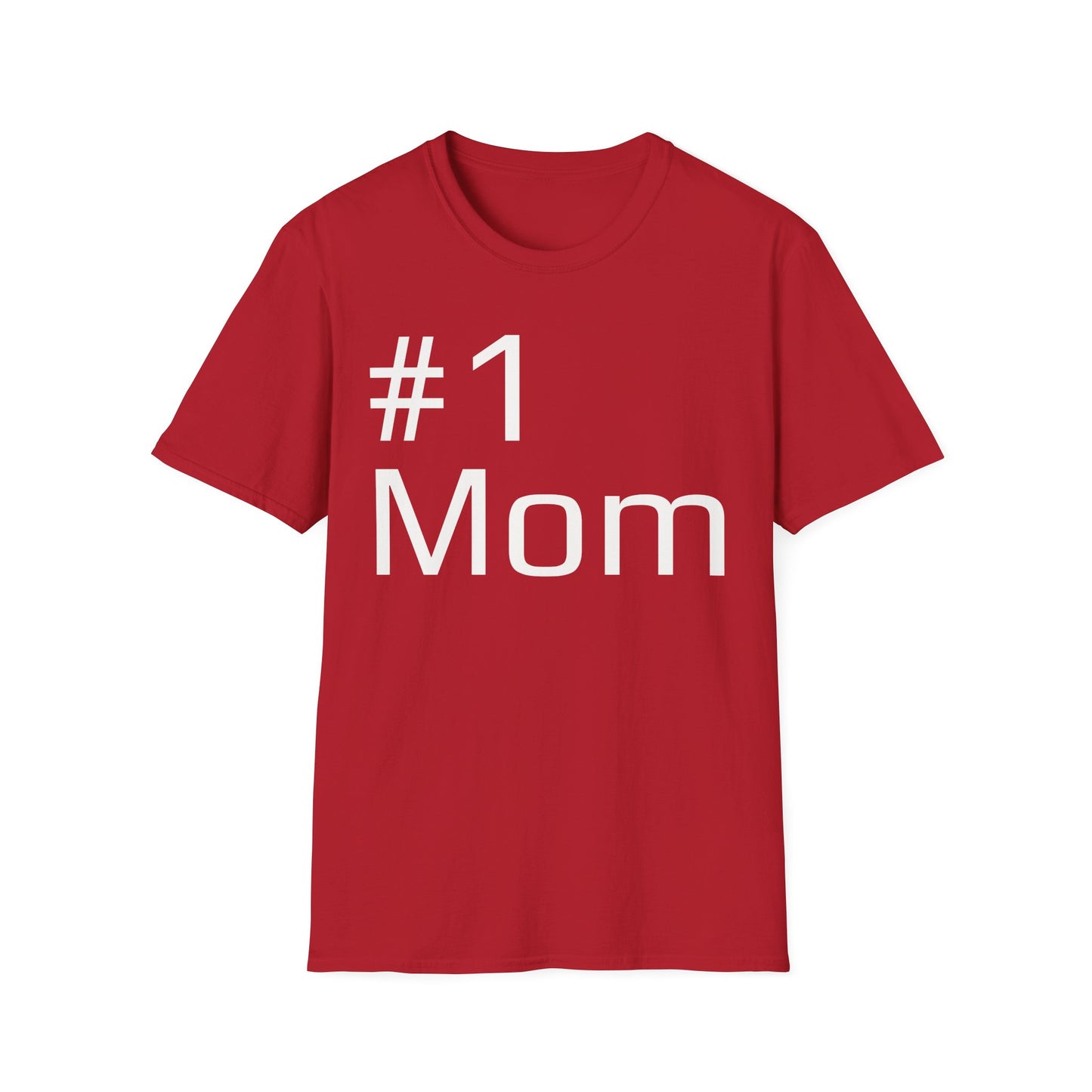 #1 Mom Unisex Softstyle T-Shirt