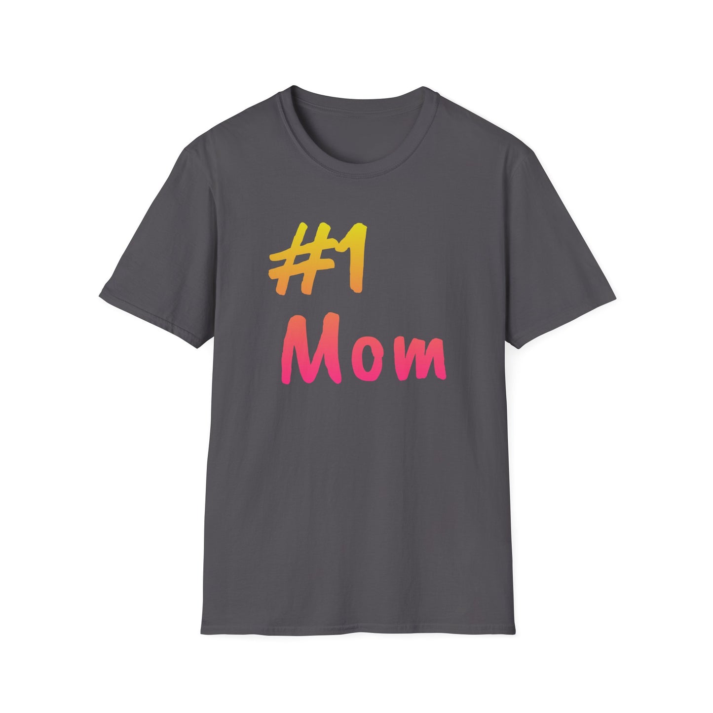 #1 Mom Unisex Softstyle T-Shirt - Perfect Gift for Mother's Day