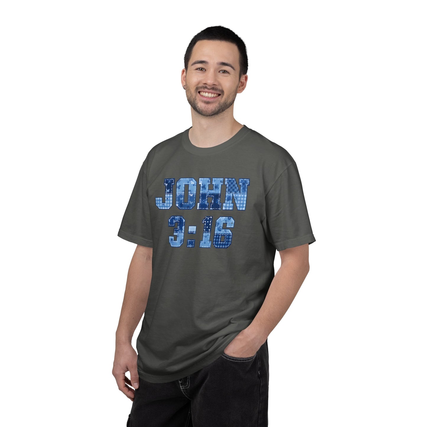 John 3:16 Christian T-Shirt — For God So Loved the World Faith Verse Graphic Tee