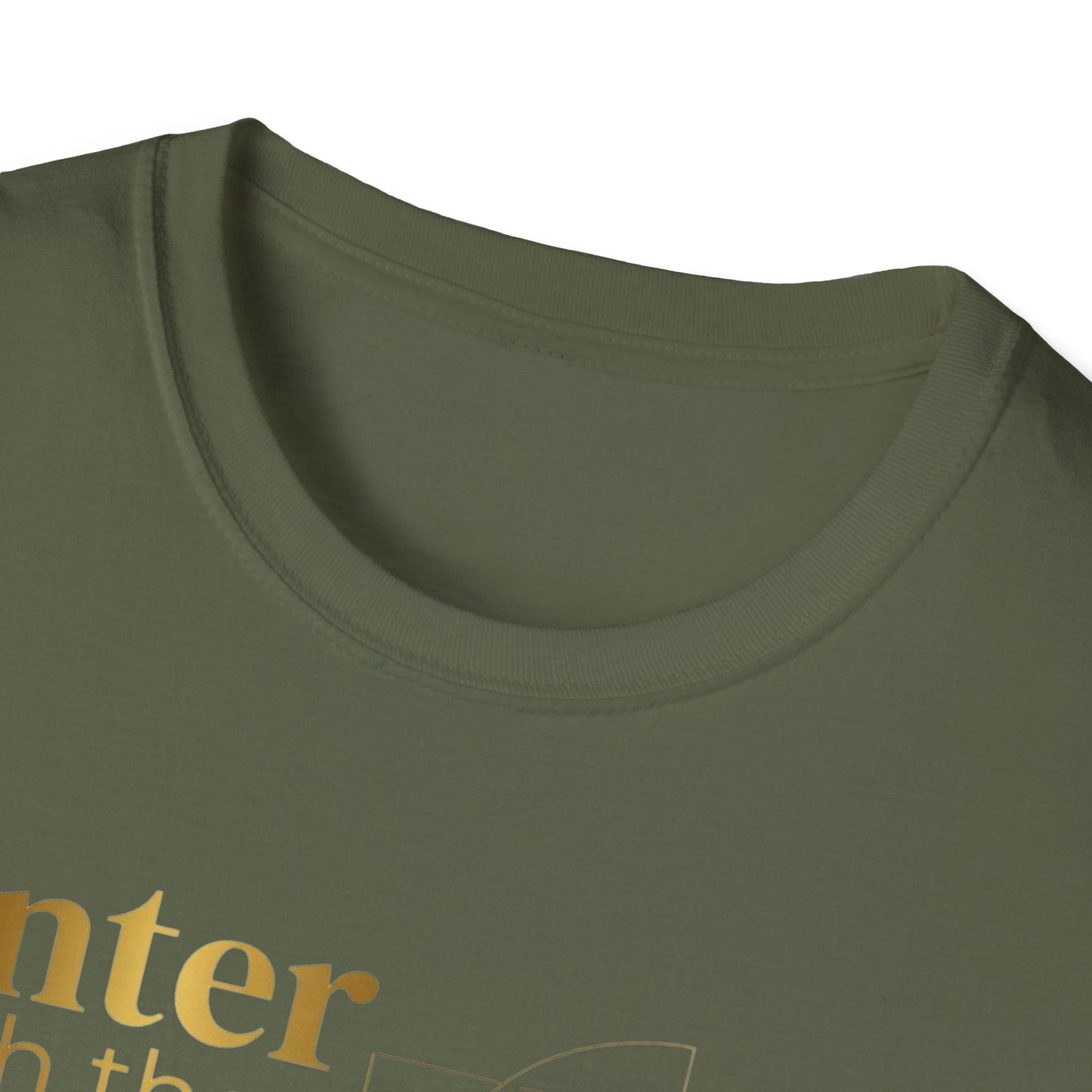 Inspirational Faith T-Shirt — “Enter with the confidence of one chosen by the Creator”