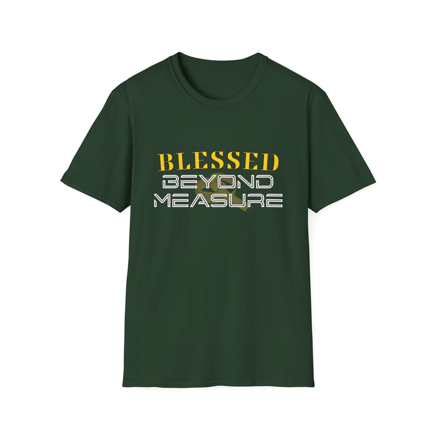 Blessed Beyone Measure Inspirational Tee can be a gift for self or someone special.
